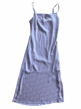 Altar'd State Lavender Slip Dress with Jacquard Detail